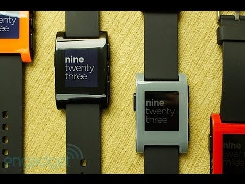 Pebble Smartwatch Hands On | Engadget At CES 2013