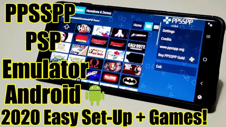 PPSSPP - PSP Emulator - Android - 2020 - Easy Set Up And Games!