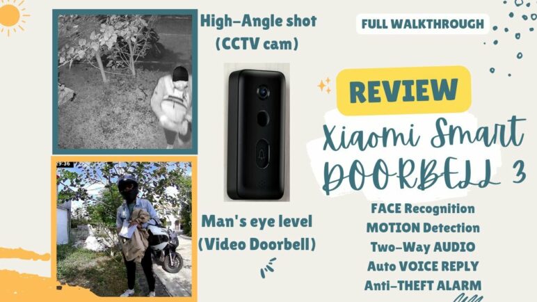 REVIEW: Xiaomi Smart Video Doorbell 3 | Full Walkthrough | Set Up | Eye Level Camera Doorbell