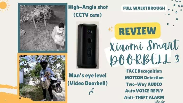 REVIEW: Xiaomi Smart Video Doorbell 3 | Full Walkthrough | Set Up | Eye Level Camera Doorbell