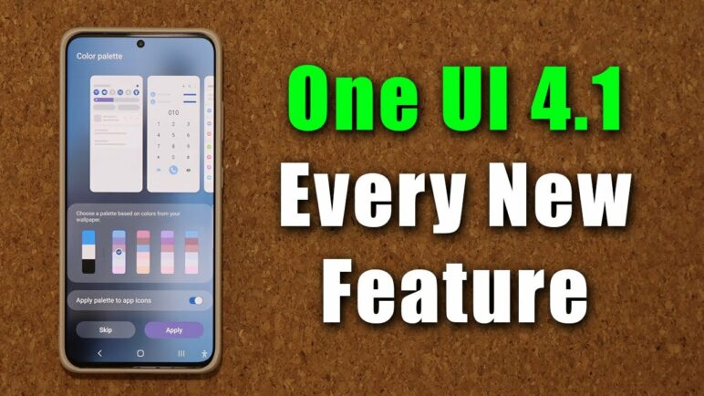Samsung ONE UI 4.1 Update is OUT - Every New Feature!