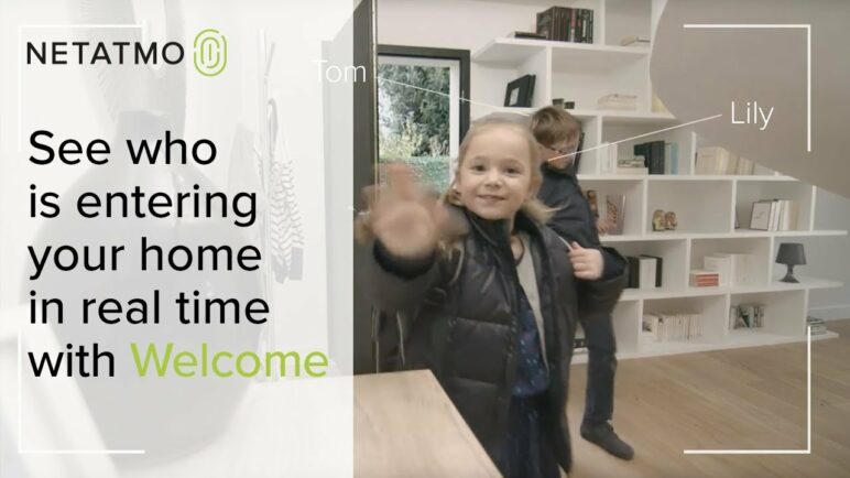 See who is entering your home in real time with the Welcome indoor security camera