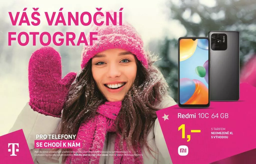 t mobile vanocni slevy adventni kalendar 2022 redmi 10c