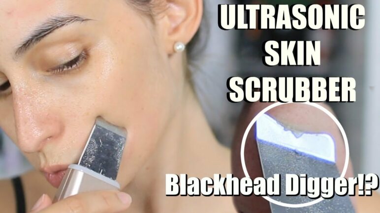THE NEW WAY TO EXFOLIATE YOUR FACE!? ULTRASONIC SKIN SCRUBBER l Blackhead Digger!?