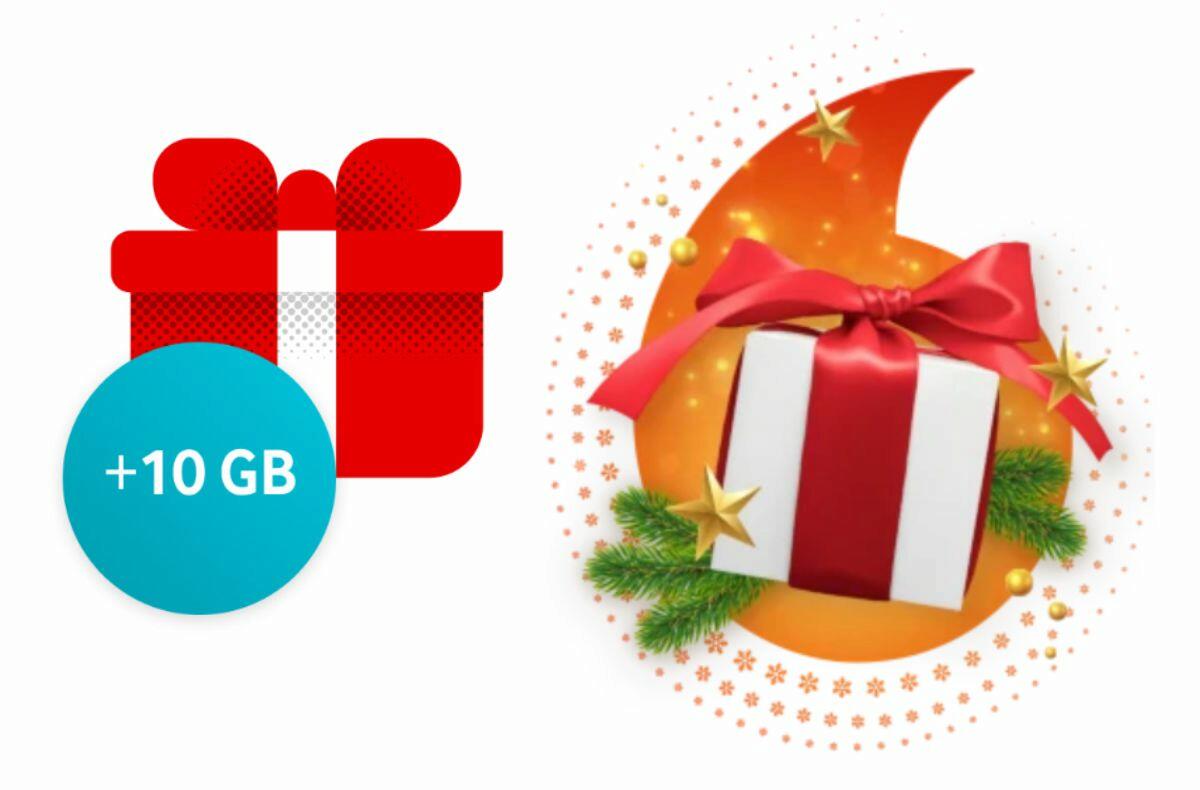 Vodafone odtajnil poslední dárek: Bonusových 10 GB dat