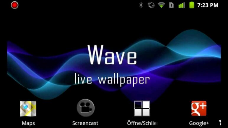 Wave - A Live Wallpaper for Android - NEW VERSION AVAILABLE - SEE CHANNEL