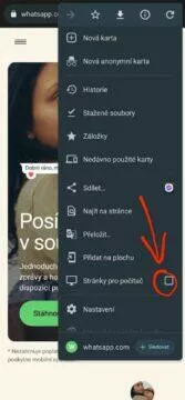 WhatsApp aplikace duální přihlášení druhý mobil návod Web 2 pro počítač