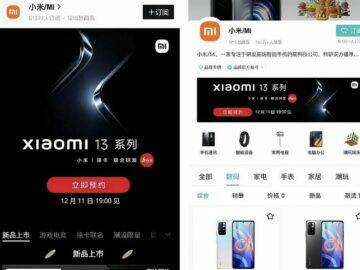 Xiaomi 13 nové náhradní datum termín banner plakát