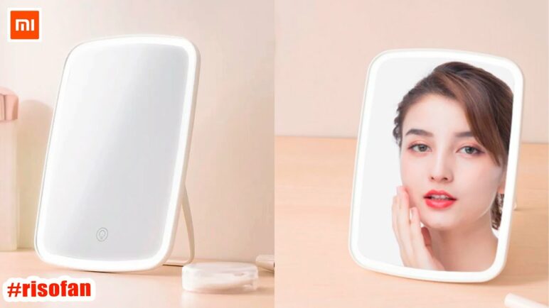 Xiaomi Jordan judy Intelligent portable makeup mirror desktop led light.