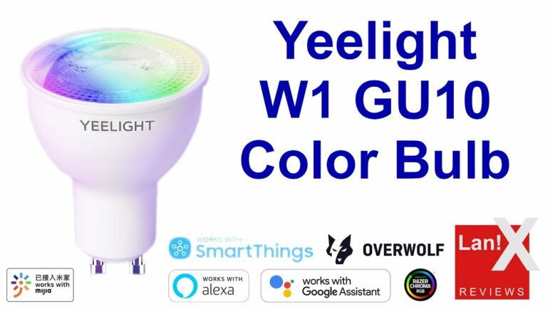 Yeelight Smart LED Bulb W1 GU10 Multicolor (Unbox-Install-Review-Demo)