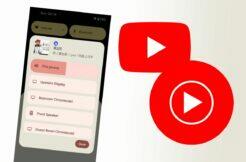 YouTube Music aplikace vysilani chromecast roletka Android 13
