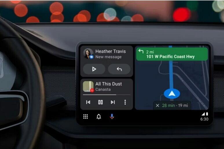 Android Auto aktualizace coolwalk