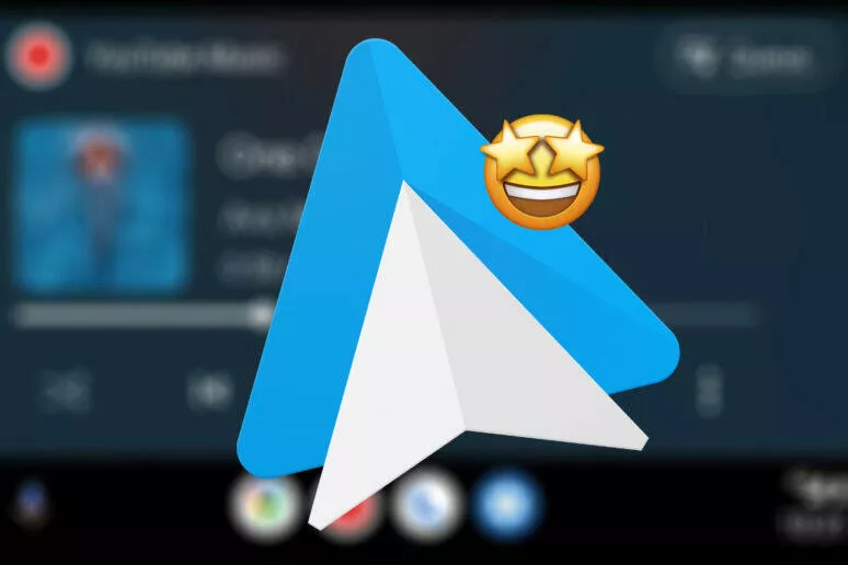 Android Auto přehrávání lišta Android Auto přehrávání lišta
