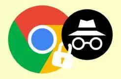 Android Google Chrome anonymní karty zámek