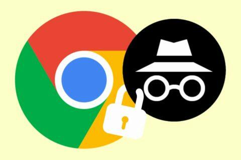 Android Google Chrome anonymní karty zámek