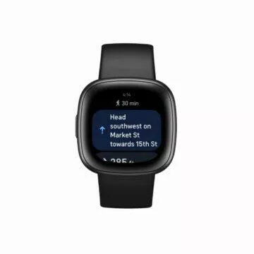 Fitbit Sense 2 Versa 4 Mapy Google ukázka