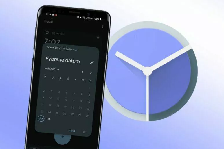 Google aplikace Hodiny 7.4 budík konkrétní datum Google aplikace Hodiny 7.4 budík konkrétní datum