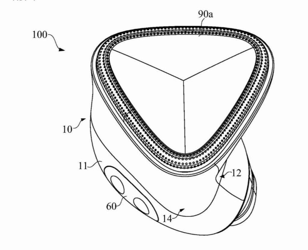 Huawei sluchátka měření okysličení krve SpO2 patent výkres