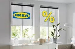 IKEA chytrá roleta KADRILJ sleva