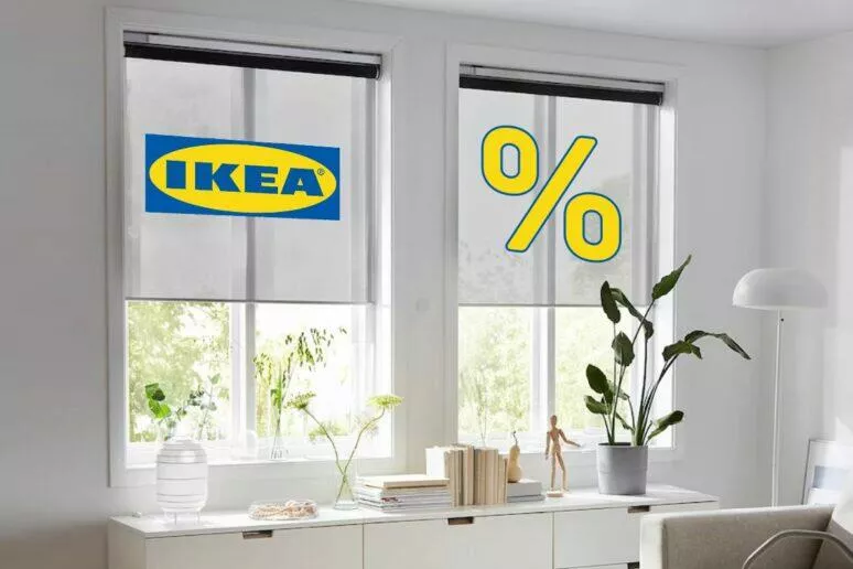 IKEA chytrá roleta KADRILJ sleva IKEA chytrá roleta KADRILJ sleva