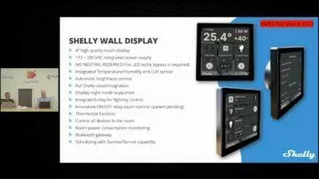 Shelly Android Wall Panel display