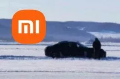 Xiaomi elektromobil elektrické auto testování na sněhu Xiaomi elektromobil elektrické auto testování na sněhu