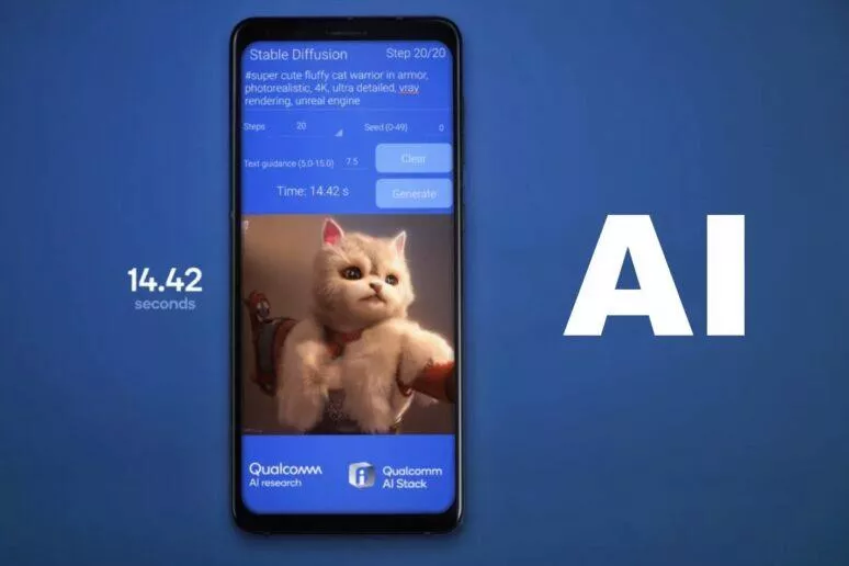 Android AI Qualcomm umělá inteligence obrázky kreslení