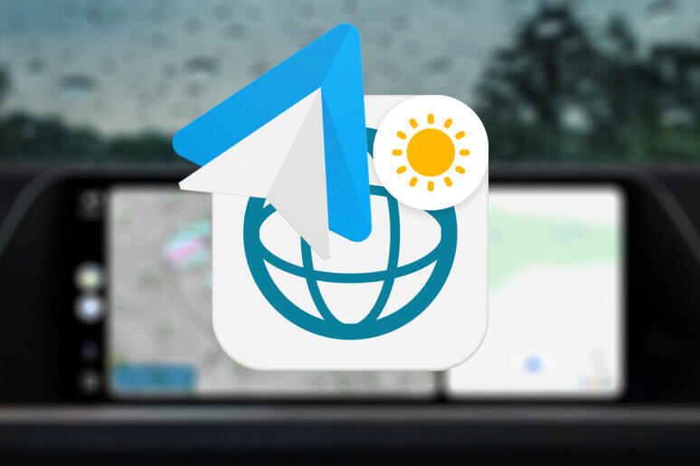 android auto počasí radar aplikace