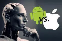 Android vs iOS ChatGPT umělá inteligence rozhovor Android vs iOS ChatGPT umělá inteligence rozhovor