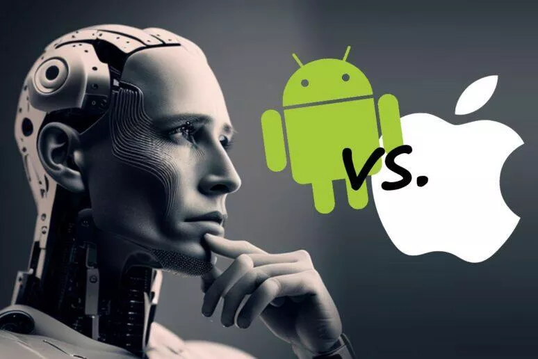 Android vs iOS ChatGPT umělá inteligence rozhovor Android vs iOS ChatGPT umělá inteligence rozhovor