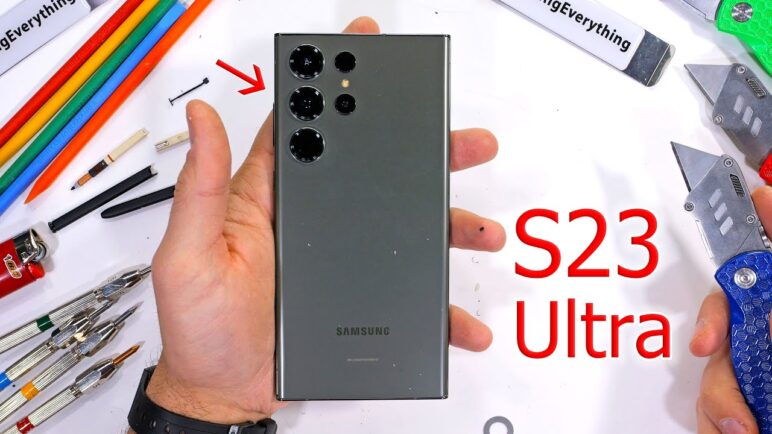 Galaxy S23 Ultra Durability Test – close your eyes...