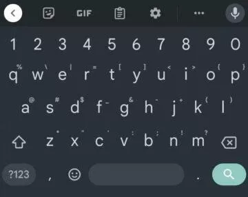 gboard stará verze