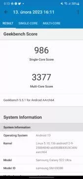 geekbench 5 exynos 2200