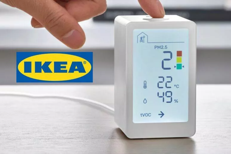 IKEA chytrý senzor Vindstyrka IKEA chytrý senzor Vindstyrka