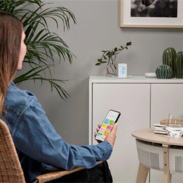 IKEA chytrý senzor Vindstyrka aplikace