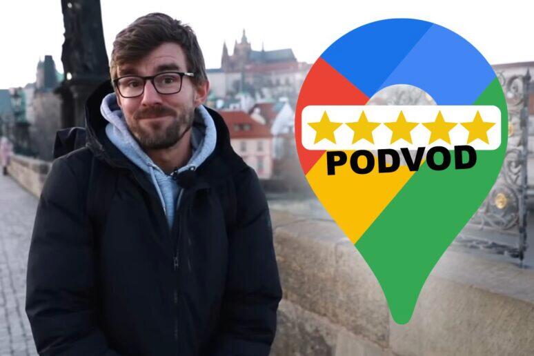 Kluci z Prahy falešné recenze hodnocení Mapy Google Maps