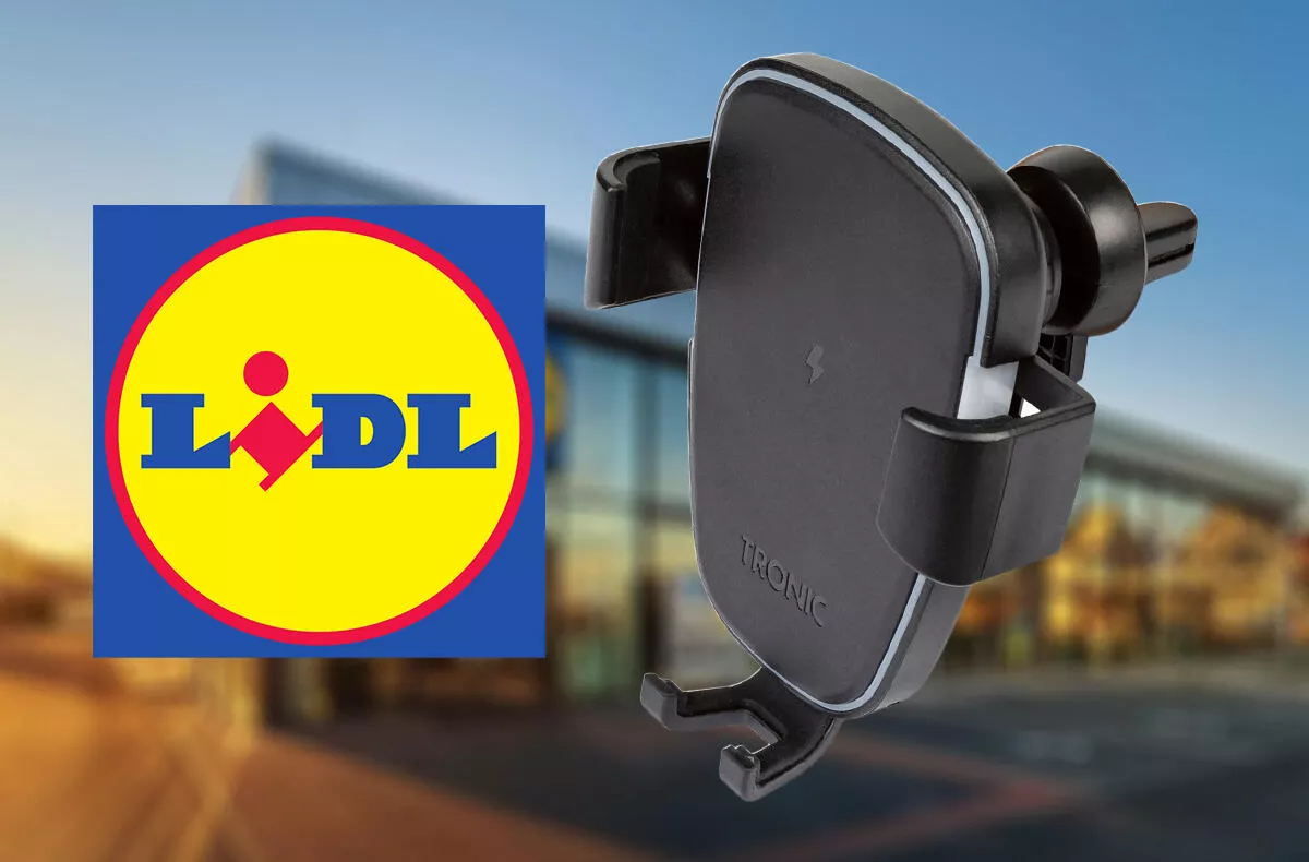 Lidl prodává držák do auta s Qi nabíjením