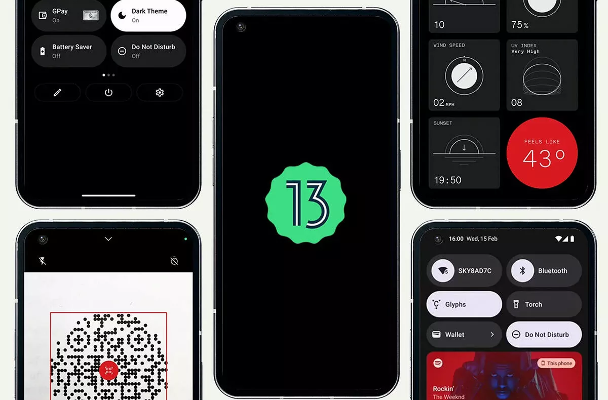 Nothing posílá na svůj mobil Android 13. Mrkněte na novinky