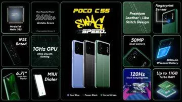 POCO C55 specifikace