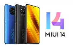 Poco telefony dostávají MIUI 14