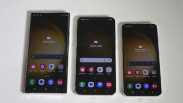 Samsung Galaxy S23 srovnání displeje