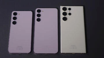Samsung Galaxy S23 srovnání velikostí