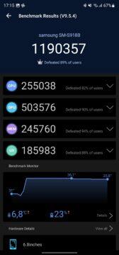 Samsung Galaxy S23 Ultra AnTuTu benchmark