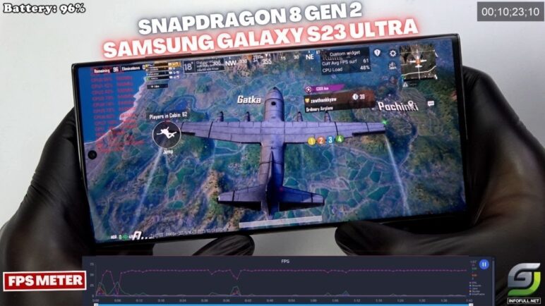 Samsung Galaxy S23 Ultra test game PUBG Mobile | Snapdragon 8 Gen 2