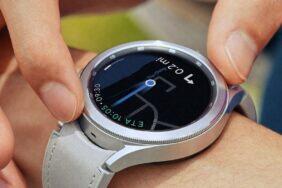 Samsung Galaxy Watch4 Watch5 update zvednutím probudit