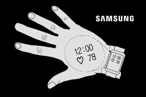 Samsung hodinky projektor patent