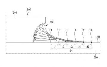 Samsung hodinky s projektorem patent výkres