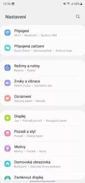 Samsung One UI 5.1 nastavení a možnosti