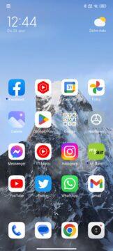 Xiaomi 13 Pro domovská obrazovka
