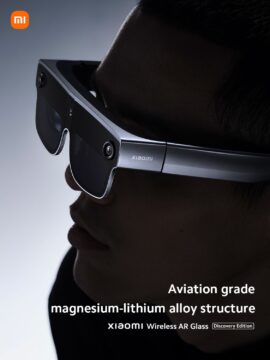 Xiaomi Wireless AR Smart Glass Discovery Edition chytré brýle bezdrátové AR koncept tělo design